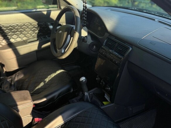 2013 Lada (ВАЗ) Priora I, коричневый, 430000 рублей - вид 6