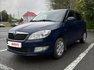 2014 Skoda Fabia II Рестайлинг, синий, 490000 рублей, вид 1