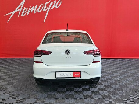 2021 Volkswagen Polo VI, белый, 1495000 рублей, вид 4