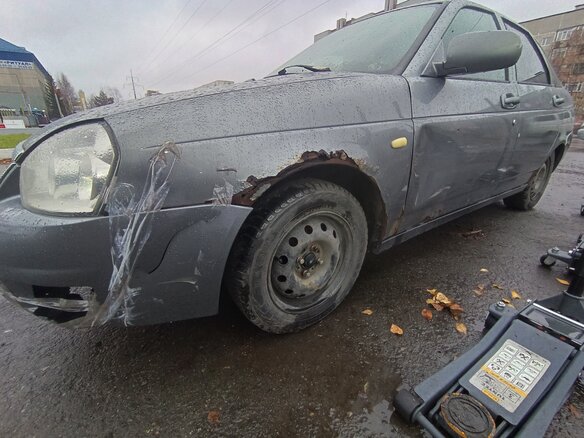 2010 Lada (ВАЗ) Priora I, серый, 170000 рублей - вид 5
