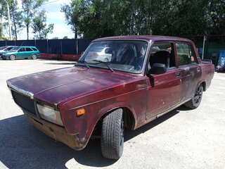 2007 Lada (ВАЗ) 2107, пурпурный, 111000 рублей, вид 2