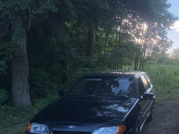 2011 Lada (ВАЗ) 2114, синий - вид 1