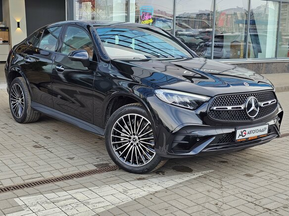 2025 Mercedes-Benz GLC Coupe 300 II (C254), чёрный - вид 2