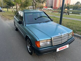 1991 Mercedes-Benz 190 (W201), зелёный, 370000 рублей, вид 1