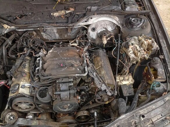 1991 Audi 100 IV (C4), чёрный, 75000 рублей - вид 5