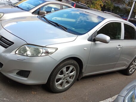 2007 Toyota Corolla AMT X (E140, E150), серебристый, 725000 рублей, вид 1