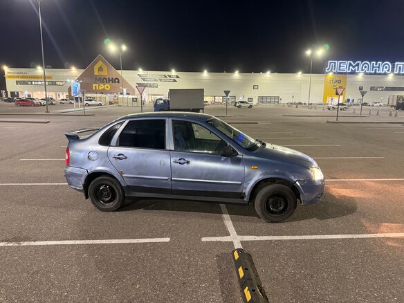2007 Lada (ВАЗ) Kalina I, голубой, 130000 рублей - вид 1