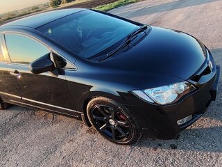 2008 Honda Civic VIII, чёрный, 670000 рублей, вид 3
