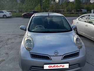2008 Nissan March III (K12), серебристый, 445000 рублей, вид 3