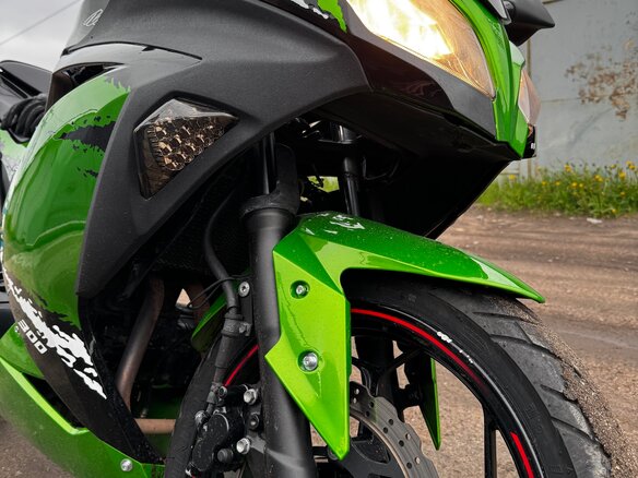 2014 Kawasaki Ninja 300, зелёный, 390000 рублей - вид 7
