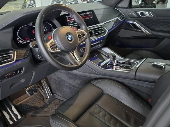 2022 BMW X6 M Competition III (F96), чёрный - вид 9