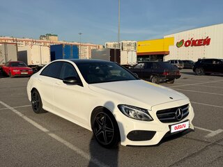 2017 Mercedes-Benz C-Класс 180 9G-TRONIC IV (W205), белый, 2300000 рублей, вид 2