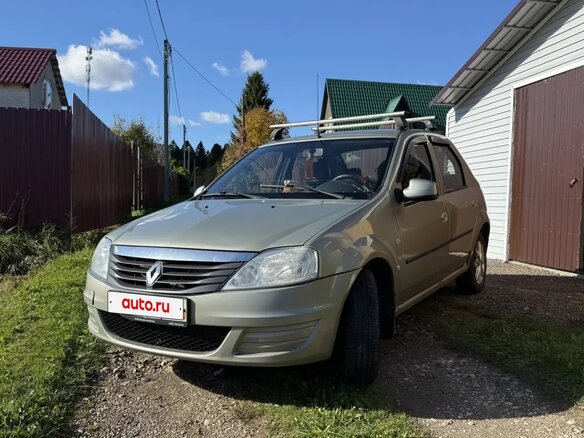 2014 Renault Logan I Рестайлинг, бежевый