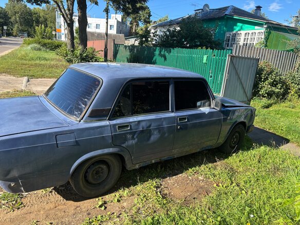 2006 Lada (ВАЗ) 2107, синий, 80000 рублей - вид 2