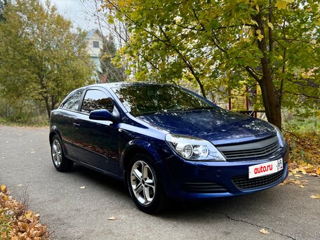2007 Opel Astra GTC H Рестайлинг, синий, 370000 рублей, вид 2