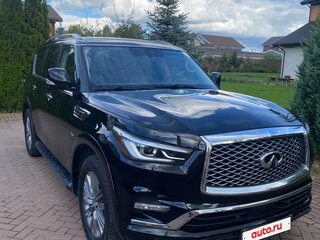 2020 Infiniti QX80 I Рестайлинг 3, чёрный, 4680000 рублей, вид 3