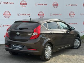 2015 Hyundai Solaris I Рестайлинг, коричневый, 839000 рублей, вид 5