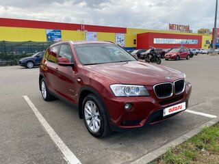 2012 BMW X3 20d xDrive II (F25), красный, 1780000 рублей, вид 4