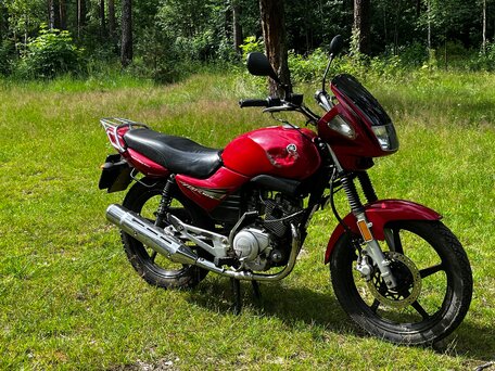 2009 Yamaha YBR125, красный, 142000 рублей, вид 3