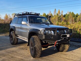 2007 Nissan Patrol V (Y61) Рестайлинг, серебристый, 3620000 рублей, вид 2