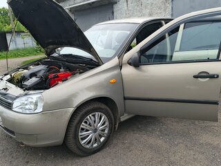 2006 Lada (ВАЗ) Kalina I, серый, 155000 рублей, вид 3