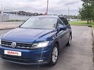 2019 Volkswagen Tiguan II, синий, 2480000 рублей, вид 3