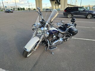 2007 Harley-Davidson Softail Deluxe, белый, 1400000 рублей, вид 3
