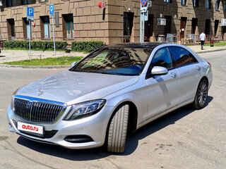 2014 Mercedes-Benz S-Класс 350 CDI BlueTEC Long 7G-TRONIC VI (W222, C217), серебристый, 4300000 рублей, вид 1