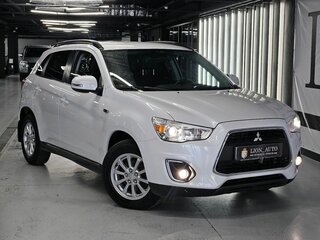 2013 Mitsubishi ASX I Рестайлинг, белый, 1130000 рублей, вид 1