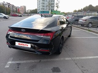2021 Hyundai Elantra VII (CN7), чёрный, 1850000 рублей, вид 5