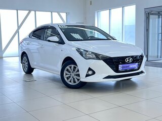 2021 Hyundai Solaris II Рестайлинг, белый, 1694000 рублей, вид 3