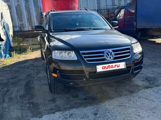 2003 Volkswagen Touareg I, чёрный, 799000 рублей, вид 1