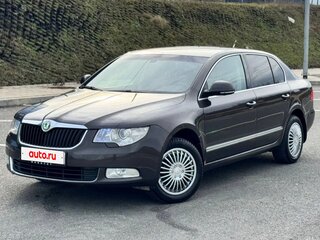 2009 Skoda Superb DSG II, коричневый, 800000 рублей, вид 1