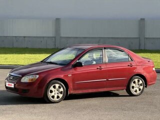 2008 Kia Cerato I Рестайлинг, красный, 395000 рублей, вид 4