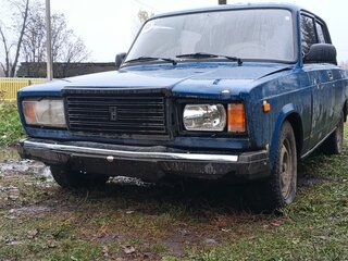 2005 Lada (ВАЗ) 2107, синий, 45000 рублей, вид 4