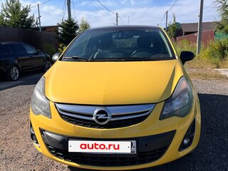 2012 Opel Corsa D Рестайлинг II, жёлтый, 610000 рублей, вид 1