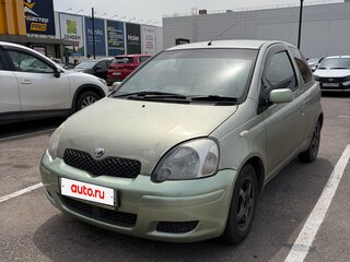 2002 Toyota Vitz I (P10), зелёный, 330000 рублей, вид 1