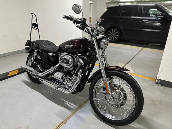 2007 Harley-Davidson Sportster 1200, красный, 660000 рублей