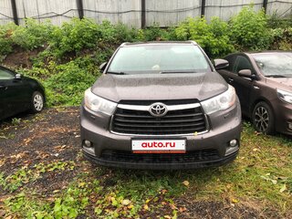 2014 Toyota Highlander III (XU50), серый, 2100000 рублей, вид 1