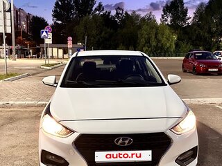 2018 Hyundai Solaris II, белый, 780000 рублей, вид 1