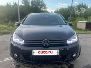 2012 Volkswagen Golf VI, чёрный, 890000 рублей, вид 2
