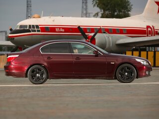 2008 BMW 5 серии 525xi V (E60/E61) Рестайлинг, красный, 1450000 рублей, вид 5