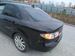 2007 Mazda 6 I (GG) Рестайлинг, чёрный, 400000 рублей, вид 5