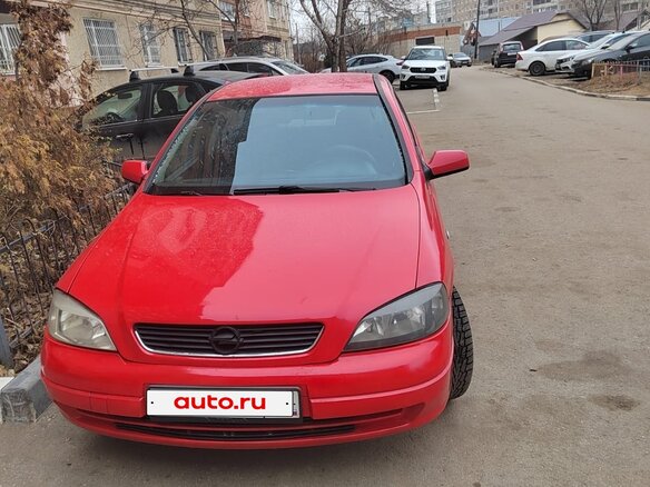 2000 Opel Astra G, красный, 215000 рублей - вид 1