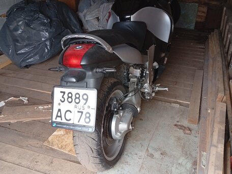 2002 BMW K 1200 RS, чёрный, 350000 рублей, вид 1