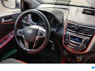 2014 Hyundai Solaris I Рестайлинг, белый, 650000 рублей, вид 5