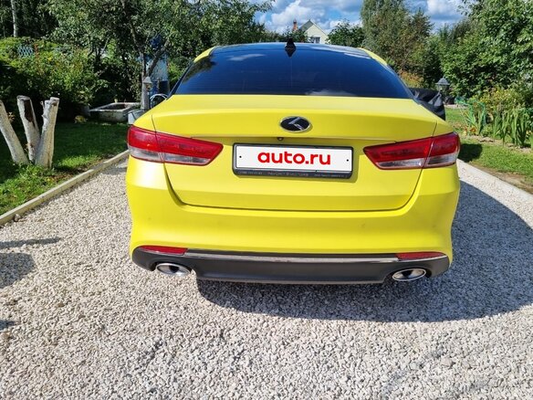 2018 Kia Optima IV, жёлтый, 1380000 рублей - вид 4