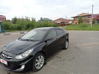 2012 Hyundai Solaris I, чёрный, 800000 рублей, вид 1