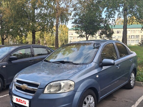 2007 Chevrolet Aveo I, голубой, 430000 рублей