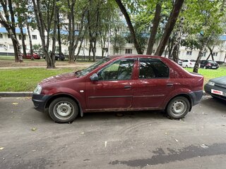 2011 Renault Logan I Рестайлинг, красный, 115000 рублей, вид 4
